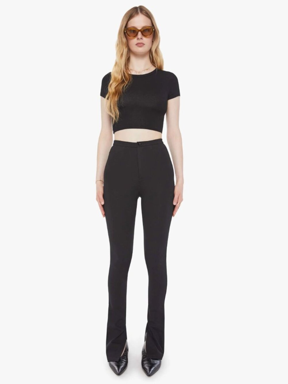 SABLYN Leo Long Legging With Slit in Black S